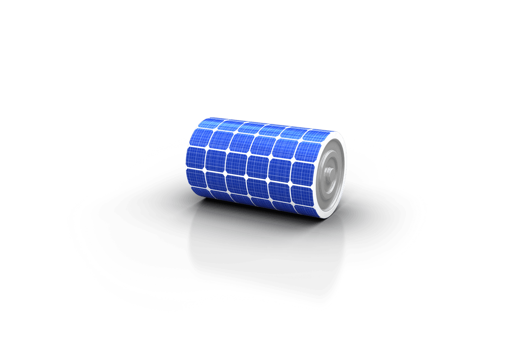 3D Transparent Solar Battery on Reflective Surface