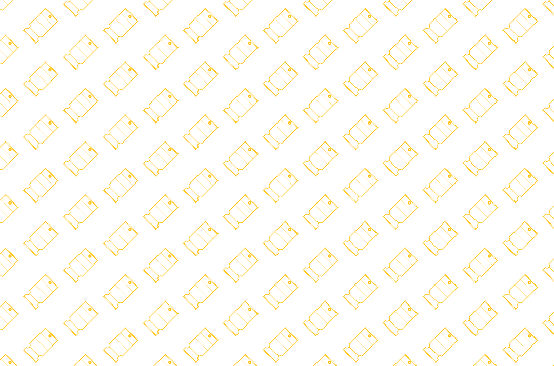 Seamless Yellow Cards Pattern on Transparent Background for Design