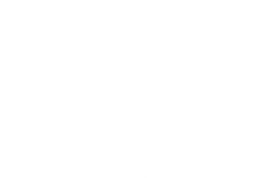 Network of Connections on Transparent Background