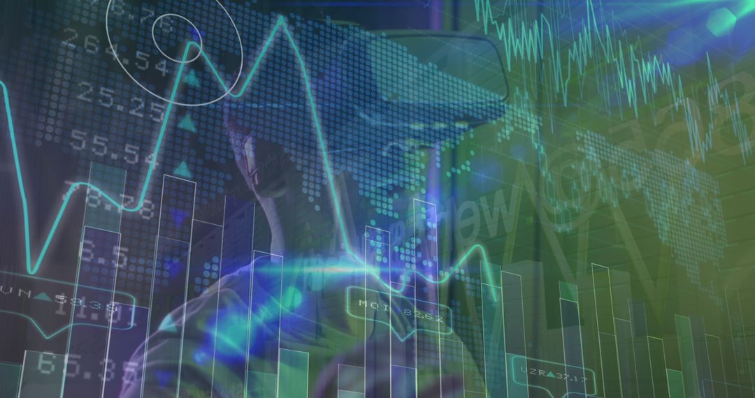 African American Using AR for Data Visualization