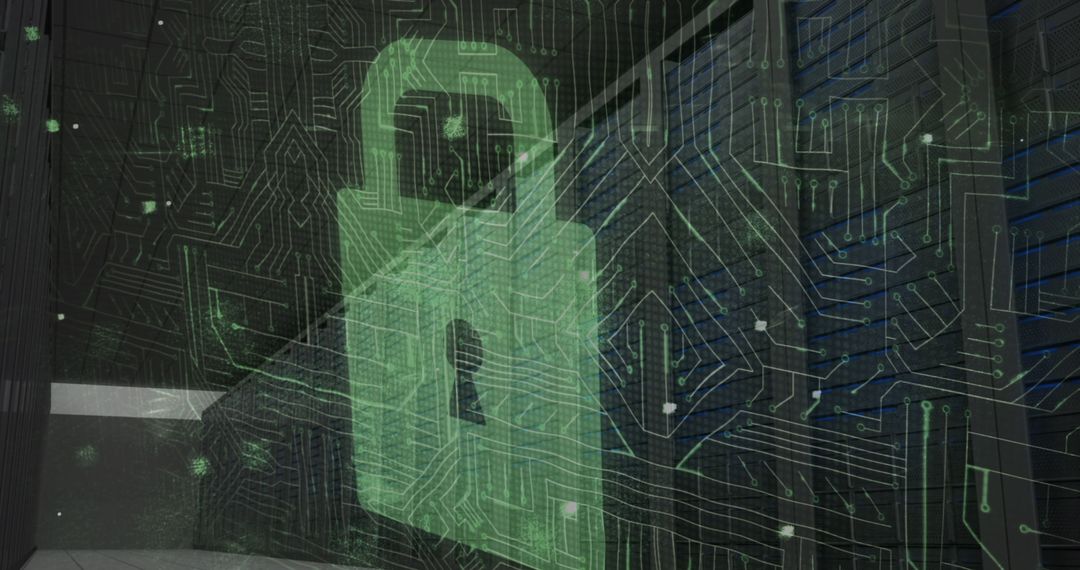 Cybersecurity Firewall Protecting Server Networks