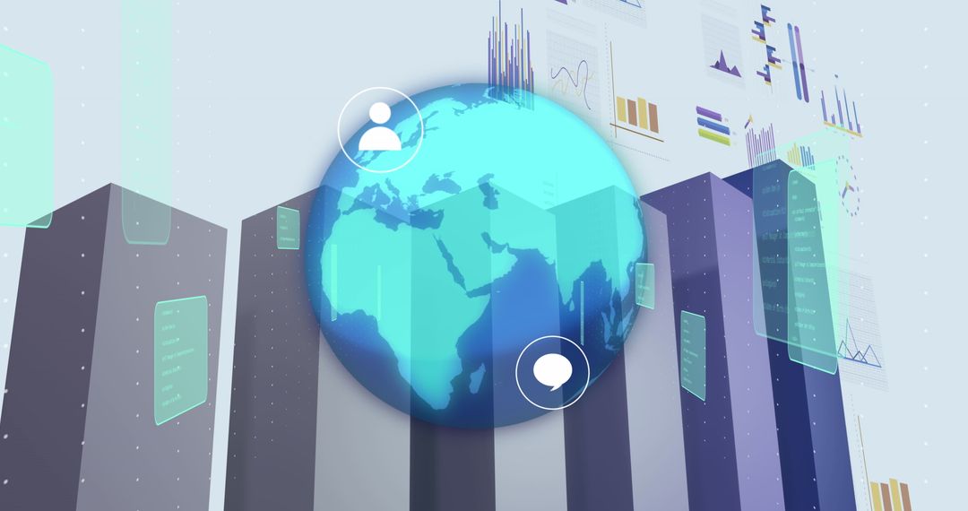 Global Financial Data Processing with Interactive Globe