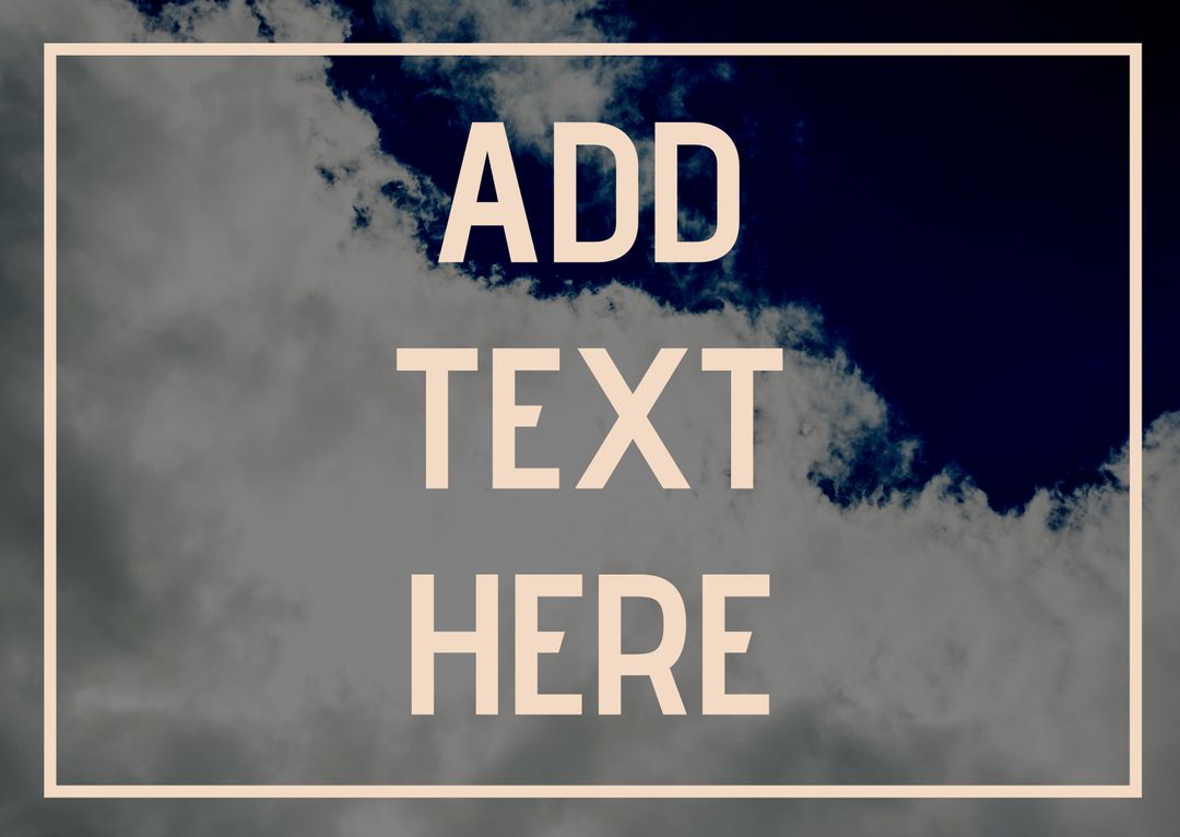 Peaceful Cloudy Sky Abstract Design with Space for Custom Text - Download Free Stock Images Pikwizard.com