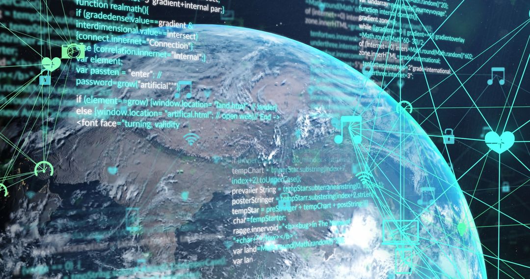Global Computing Network with Digital Data Overlay
