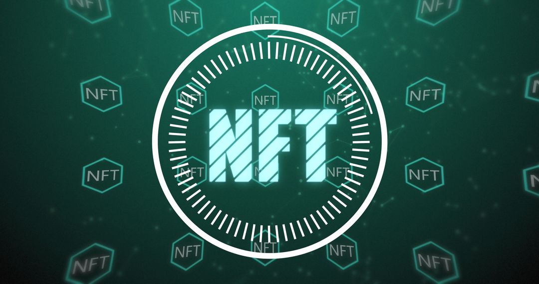 NFT Conceptual Design with Digital Interface Elements