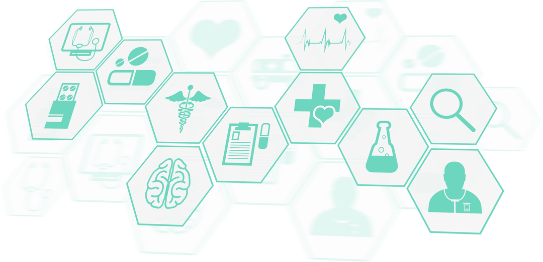 Green Medicine Icons on Transparent Background for Health Care and Technology - Download Free Stock Images Pikwizard.com