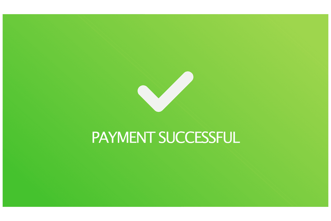 Transparent Payment Confirmation with White Checkmark - Download Free Stock Images Pikwizard.com