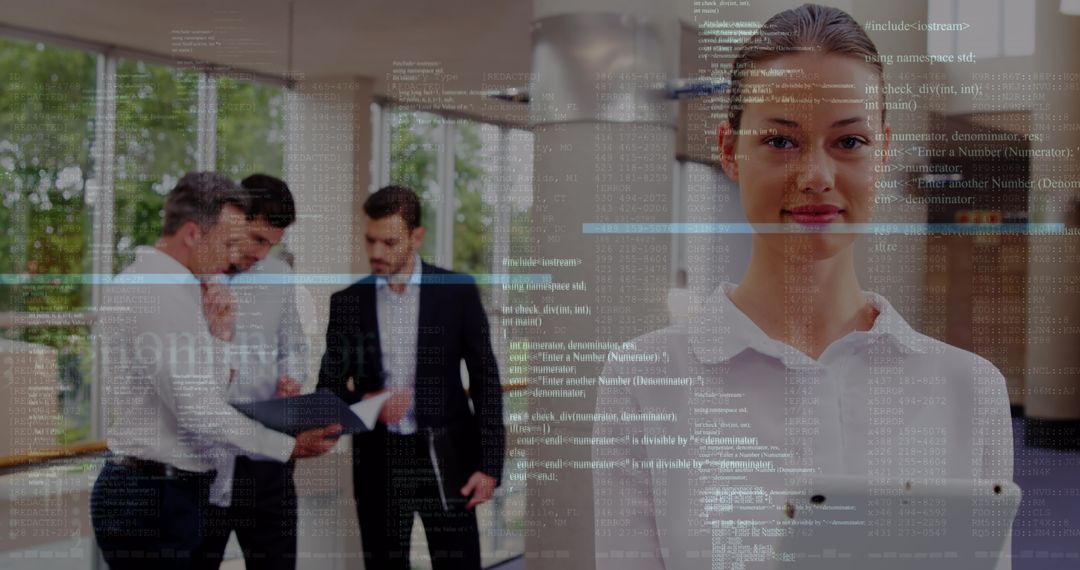 Diverse Team Collaborates with Data Integration in Office