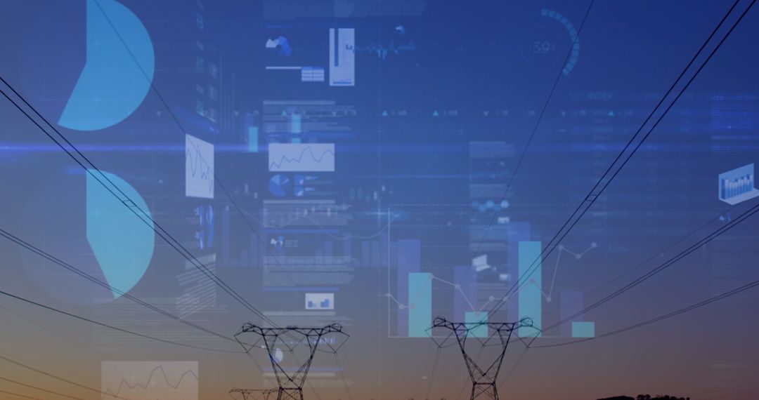 Innovative Financial Analysis Overlaid on Power Lines