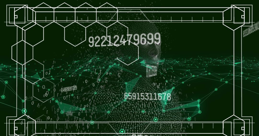 Digital Data Encryption Cyber Network Interface