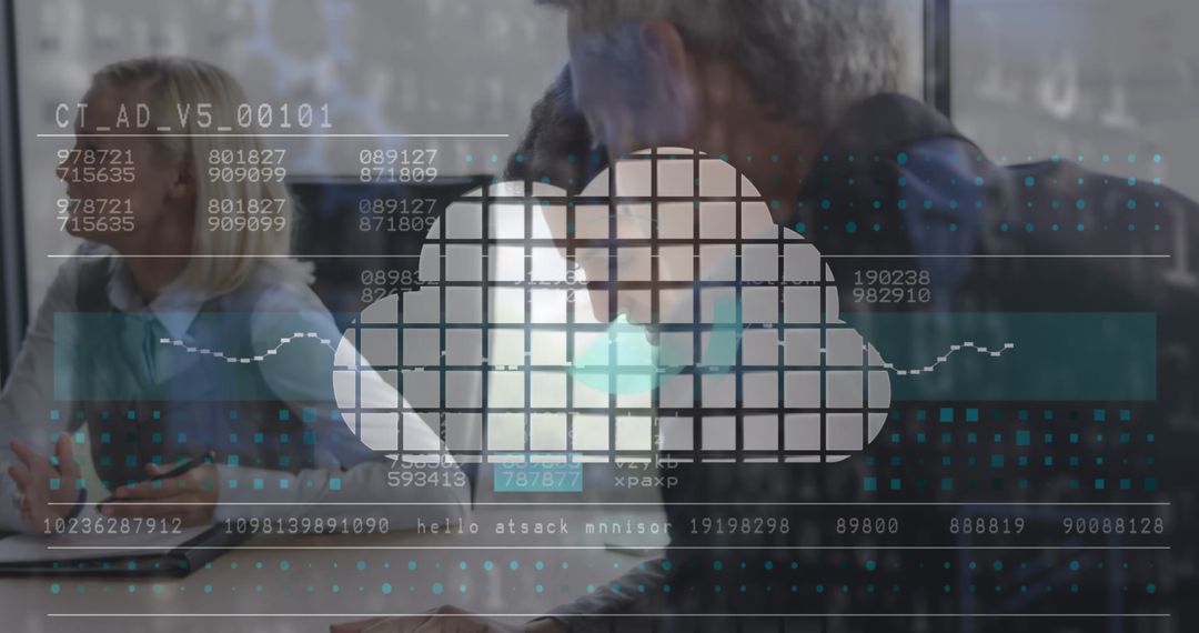 Business Team Reviewing Digital Financial Data Analysis