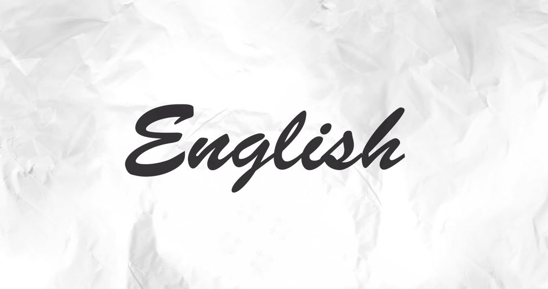 Stylish English Text on Modern Abstract Background