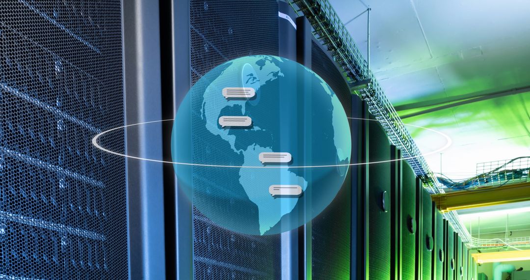 Global Connectivity in High-Tech Server Room Environment