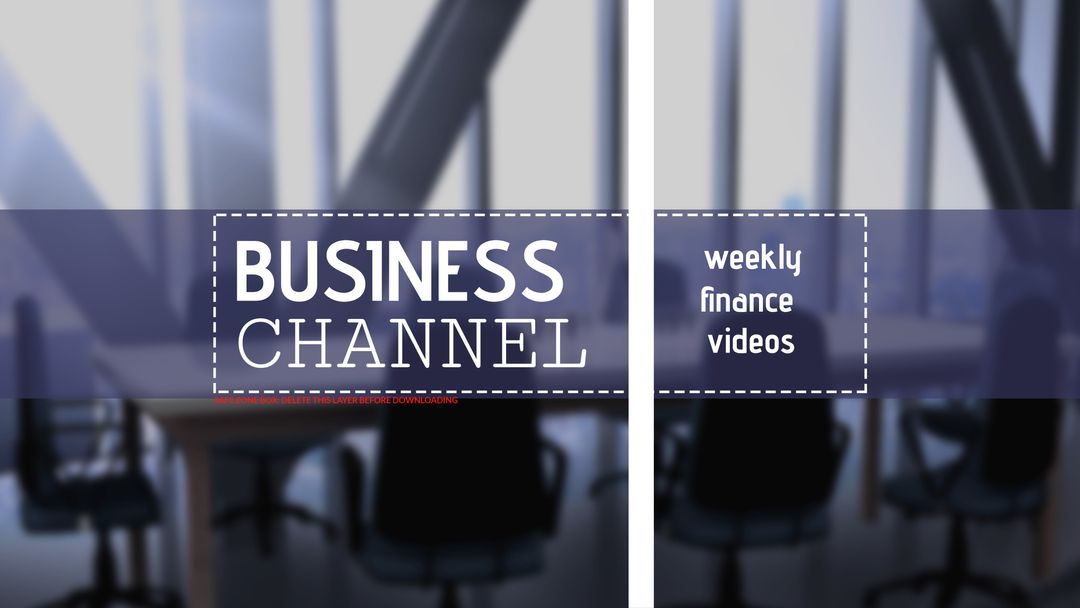 Professional Business Channel Background for Corporate Media