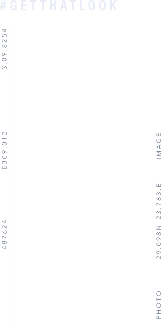Minimalist Transparent Frame Featuring #GETTHATLOOK Design
