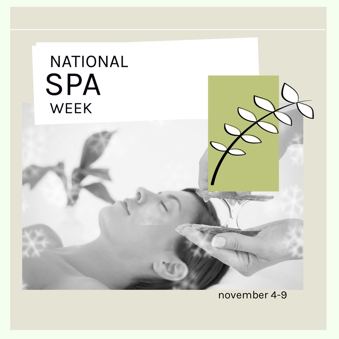 Relaxation and Rejuvenation During National Spa Week - Download Free Stock Templates Pikwizard.com