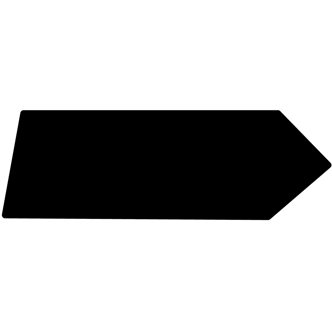 Vector Illustration of Black Abstract Shapes on Transparent Background