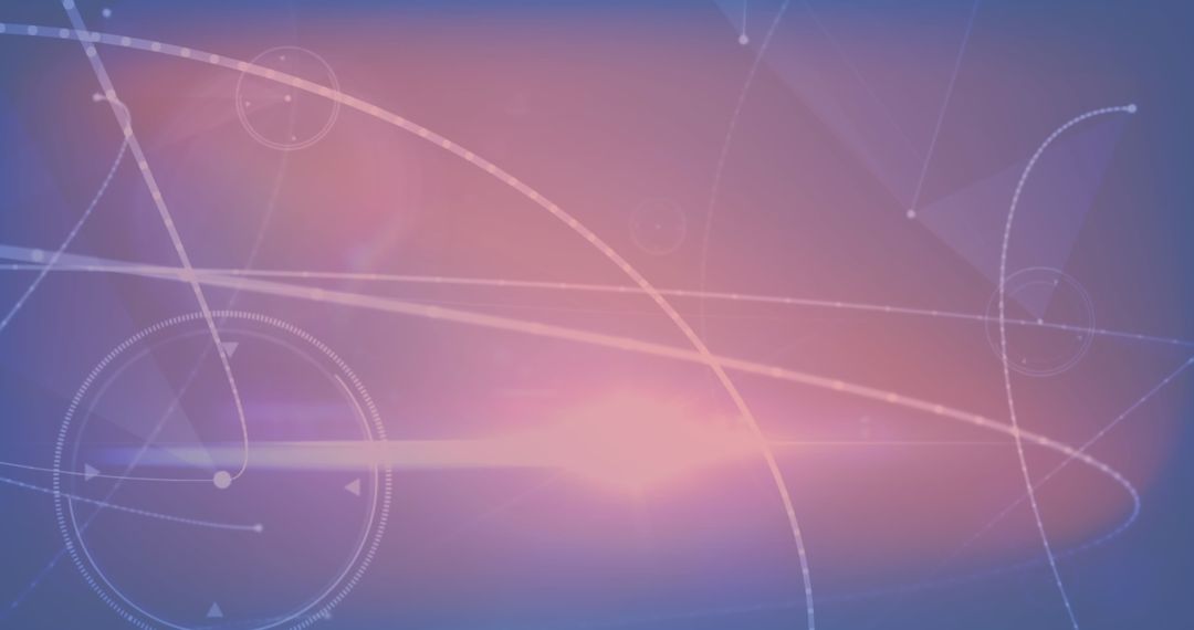 Futuristic Digital Background with Dynamic Lines and Geometric Shapes