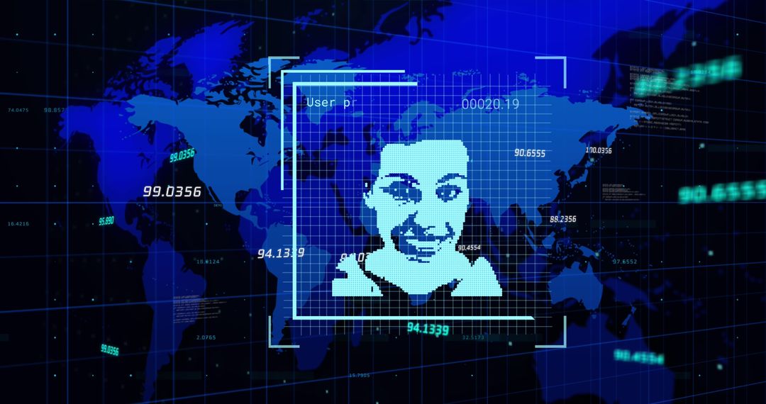 Digital World Map with Financial Data and User Interfaces - Free Images, Stock Photos and Pictures on Pikwizard.com