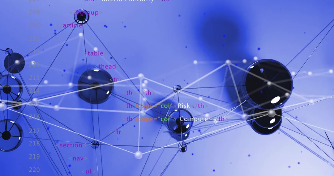 Abstract Digital Technology Network Background