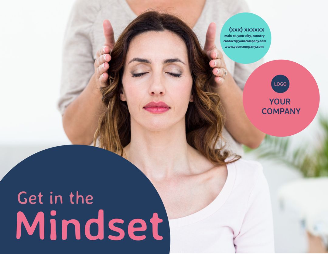 Serene Woman Receiving Relaxing Head Massage in Spa for Stress Relief