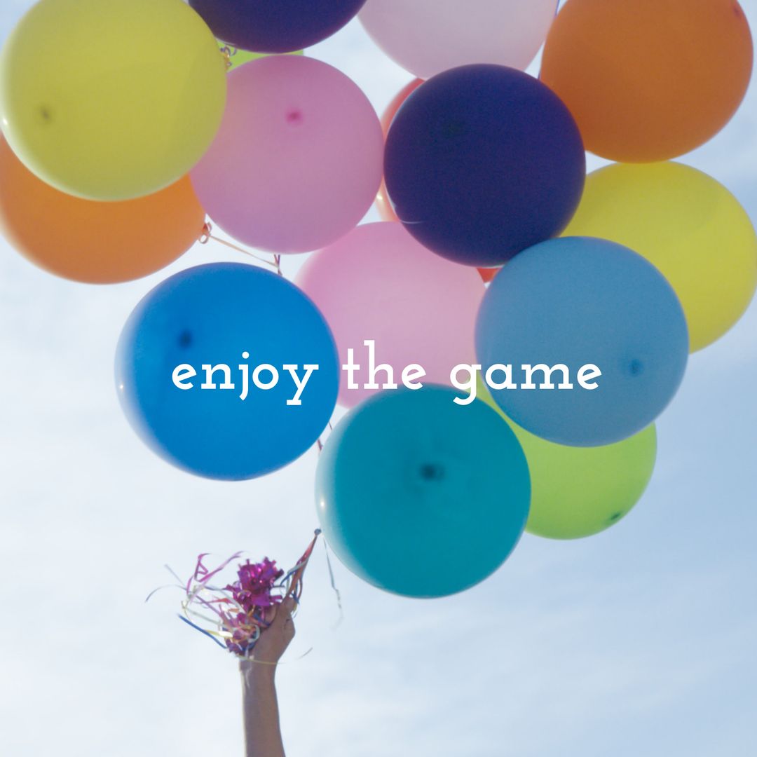 Colorful Balloons Celebrating Freedom in Clear Sky