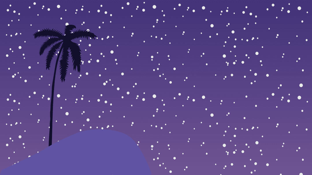 Night Sky with Stars on Transparent Background Vector