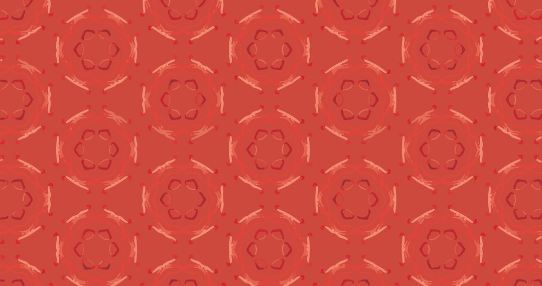 Flash Sale Banner with Pink Letters on Red Pattern Background