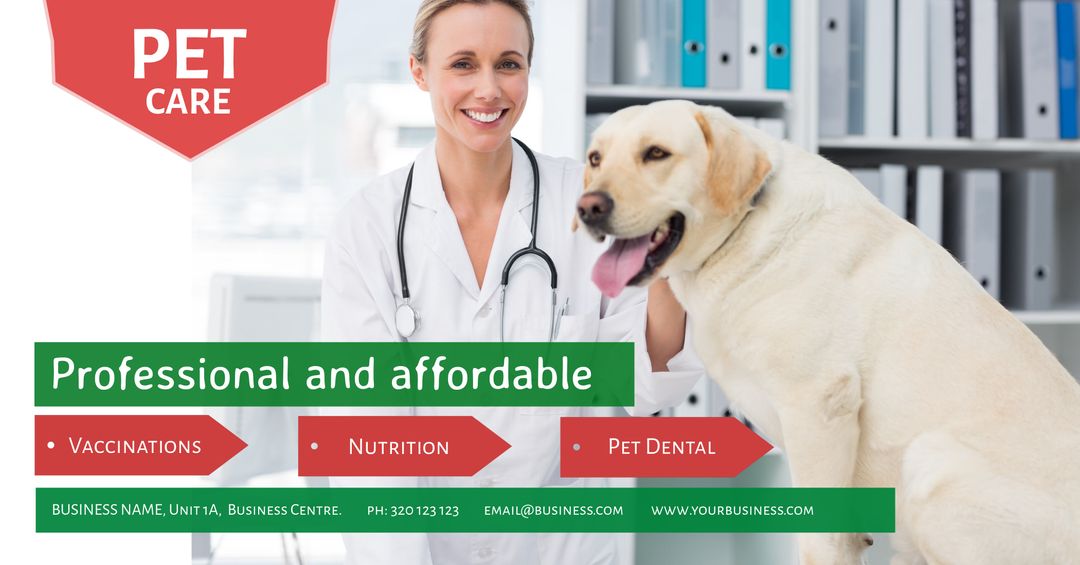 Professional Veterinary Services Promoting Pet Health and Wellness - Download Free Stock Templates Pikwizard.com