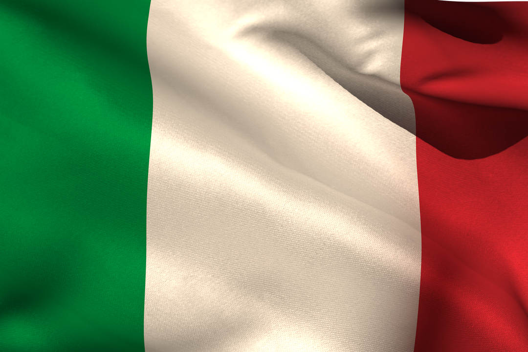 Italian Flag in Digital Png Format for Transparent Background - Download Free Stock Images Pikwizard.com