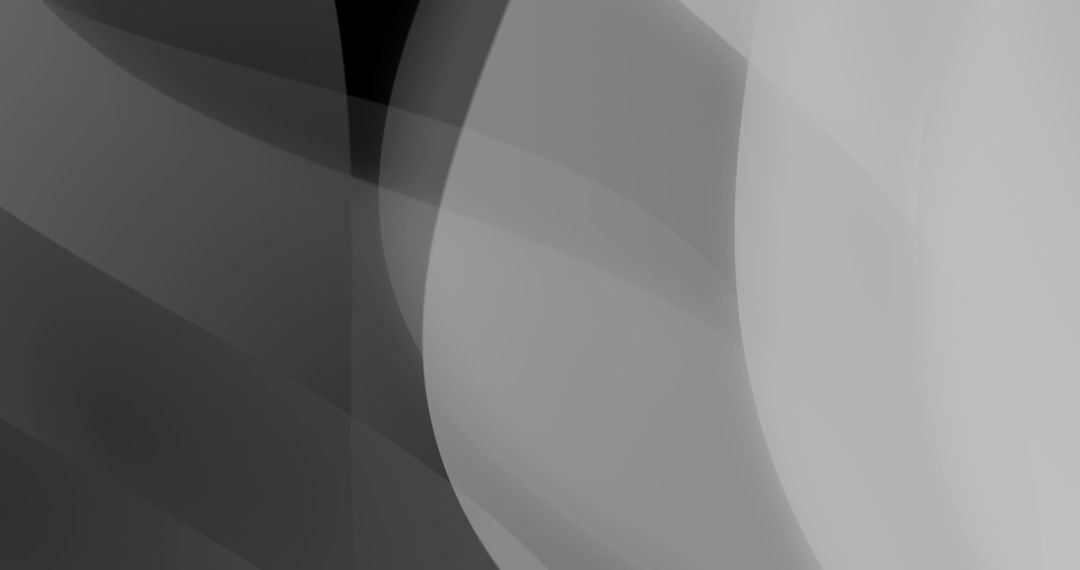 Abstract Grey Waves with Subtle Layered Design