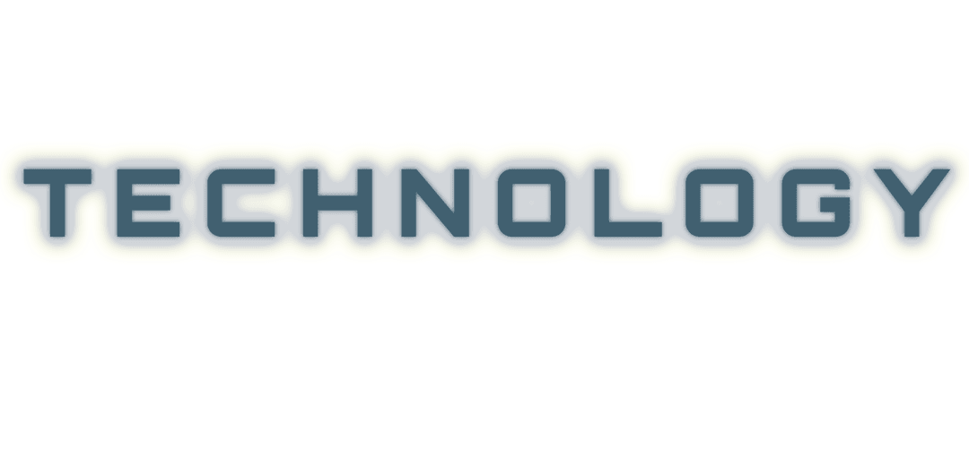 Digital Technology Text Illustration on Transparent Background