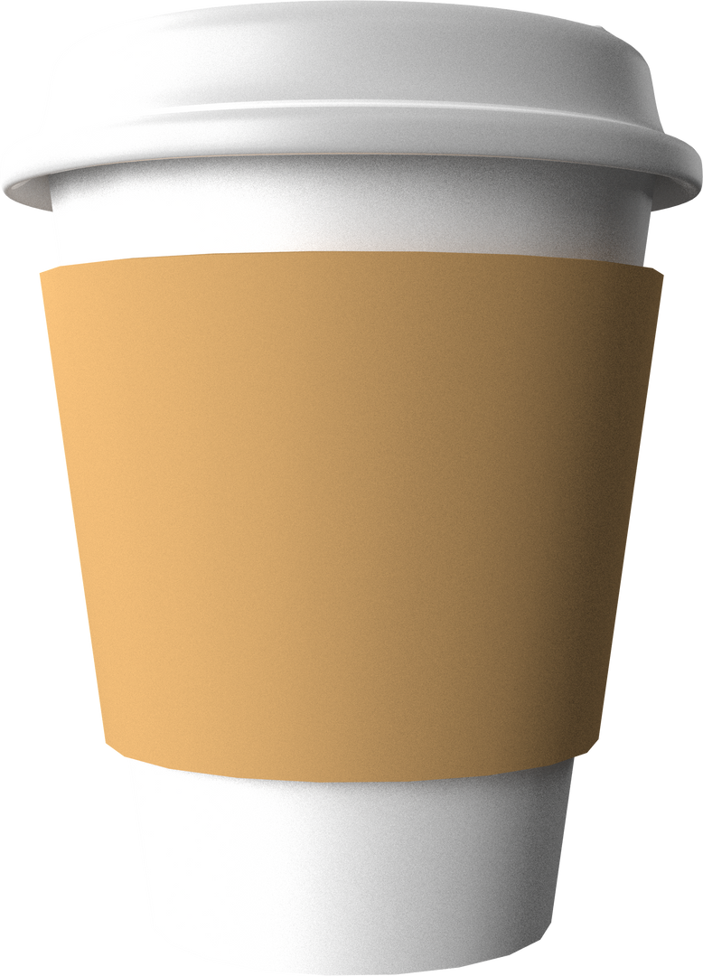 Digital Illustration of Disposable Coffee Cup with Transparent Background - Download Free Stock Images Pikwizard.com