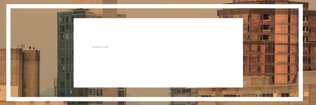 Modern Cityscape with Newsletter Template Design - Download Free Stock Images Pikwizard.com