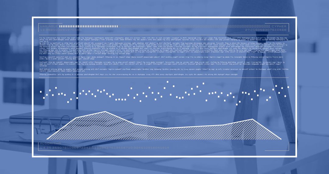 Financial Data Processing on Modern Office Desk