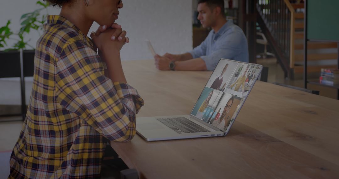 Young Professionals Engaging in Creative Workspace