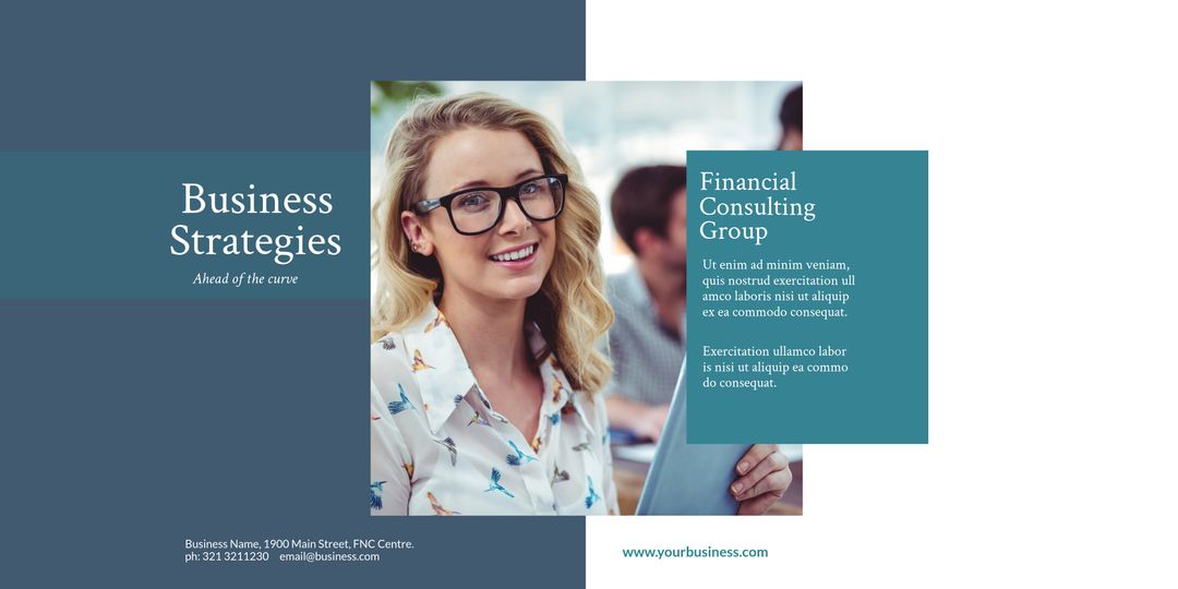 Confident Businesswoman in Consulting Office with Colleagues