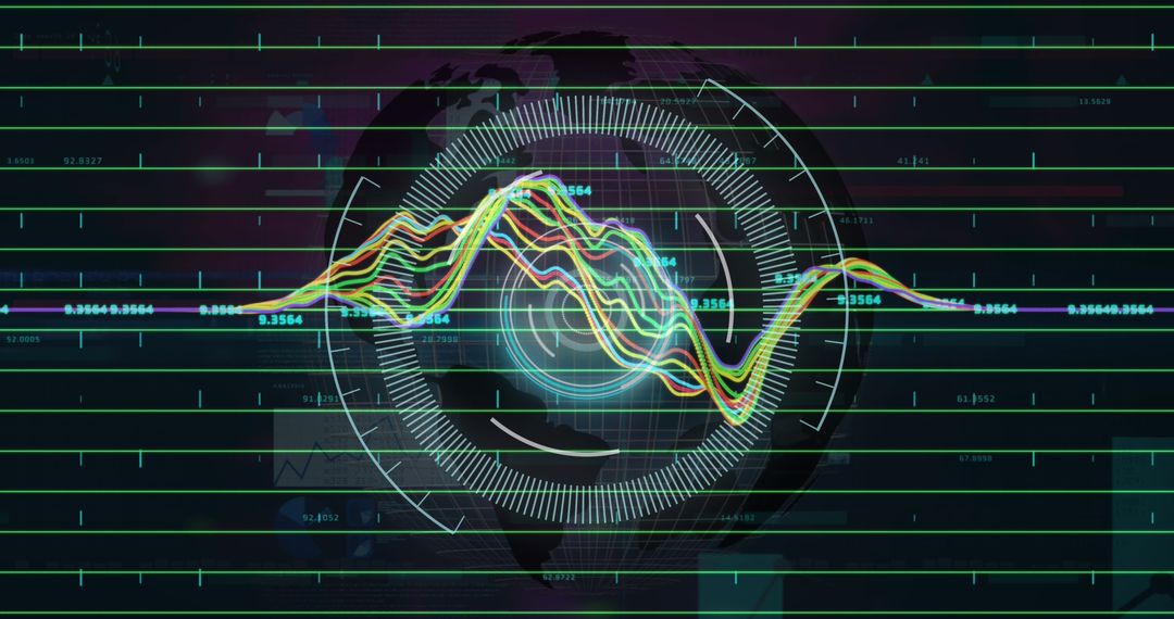 Digital Interface with Spinning Scanner and Statistical Data