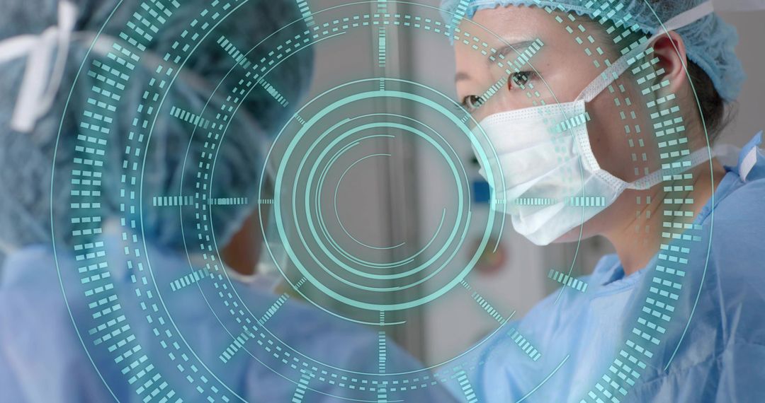 Surgeon Using Augmented Reality in Innovative Operating Room