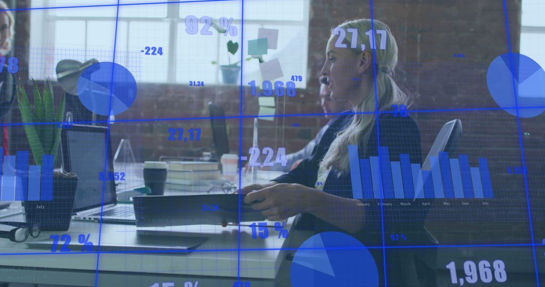 Diverse Business Team Analyzing Data Insights