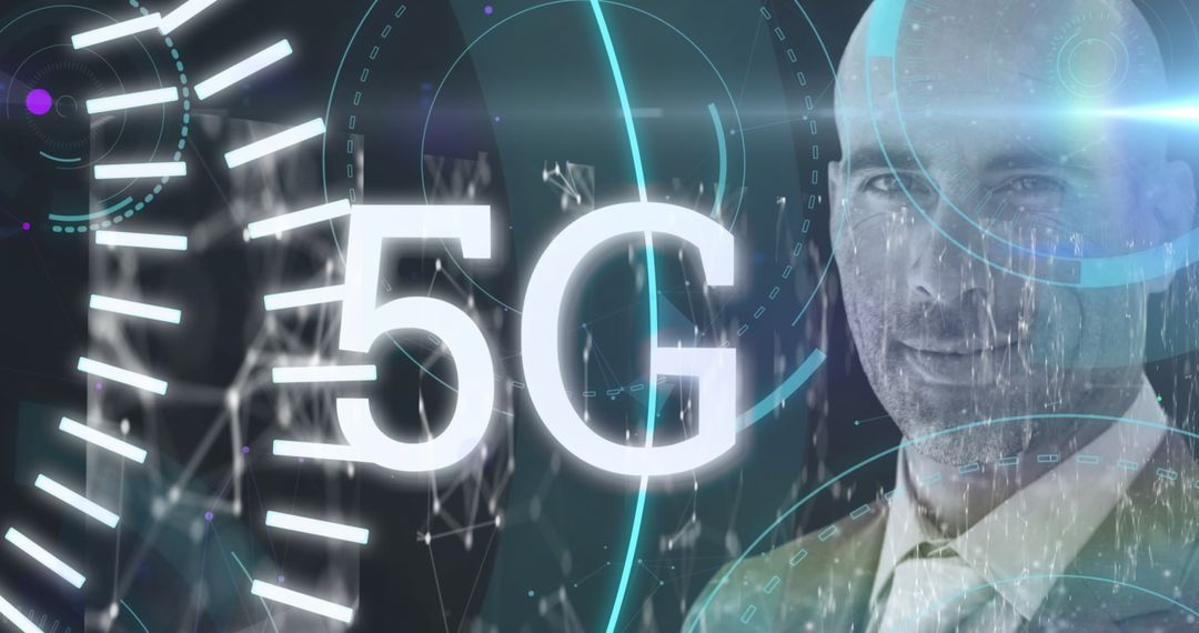 5G Technology and Digital Connectivity Concept with VR