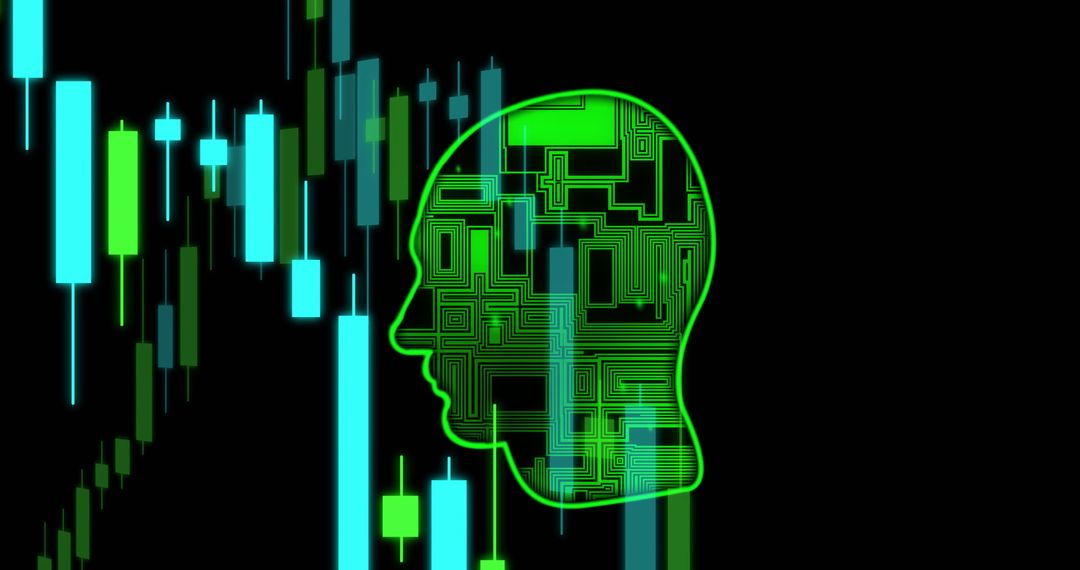 Futuristic AI Technology with Digital Circuitry and Innovation