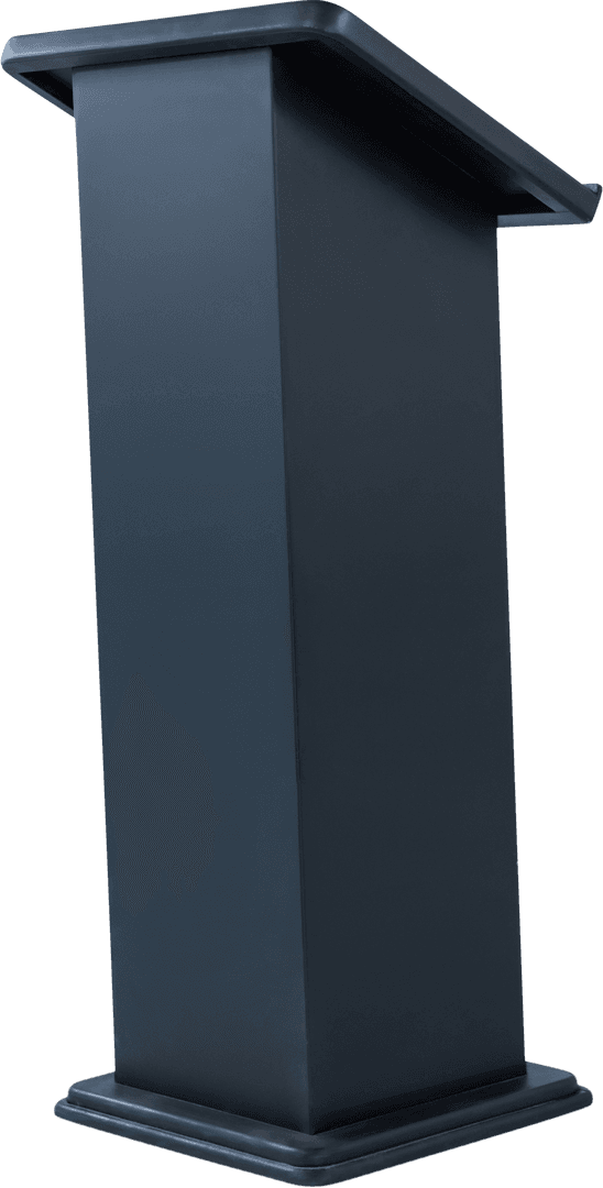 Elegant Black Chimney with Transparent Background