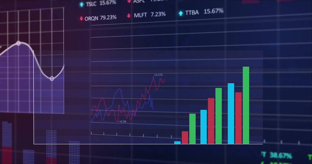 Dynamic Financial Graphs and Dashboard Analytics