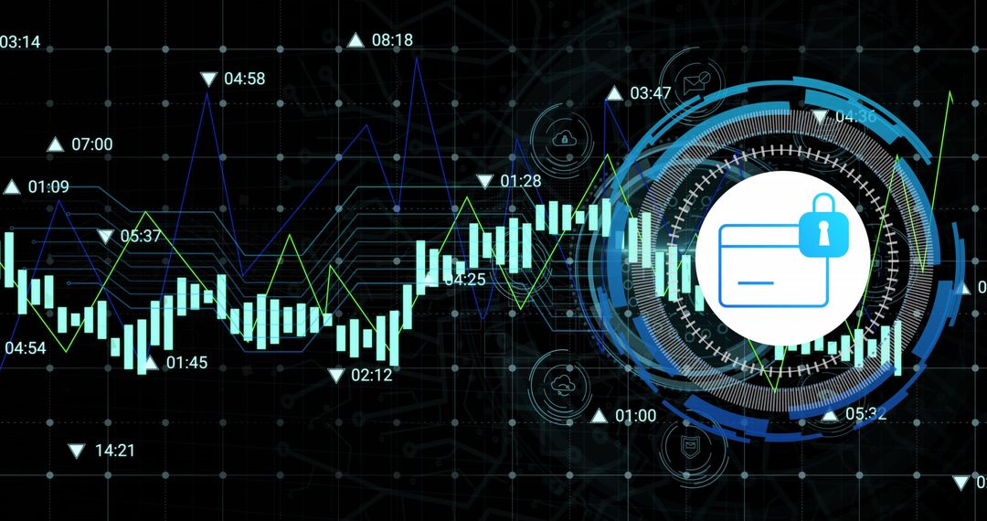 digital data processing with secure payment technology concept - Free Images, Stock Photos and Pictures on Pikwizard.com