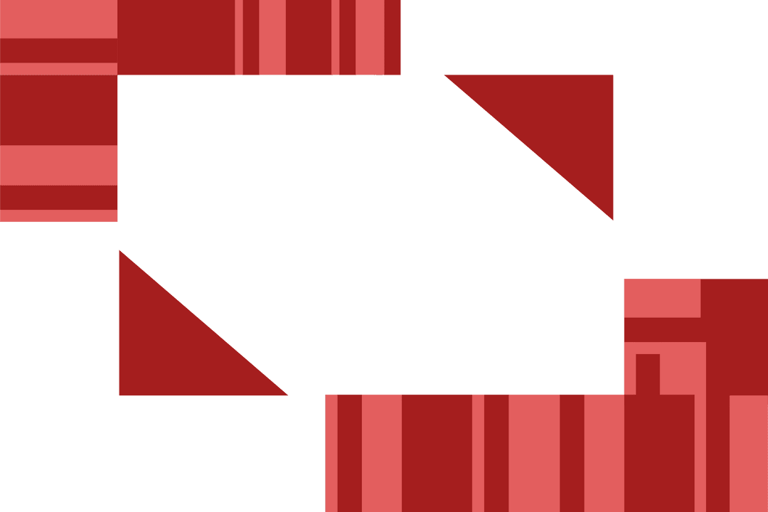 Red Abstract Transparent Design on Isolated Background