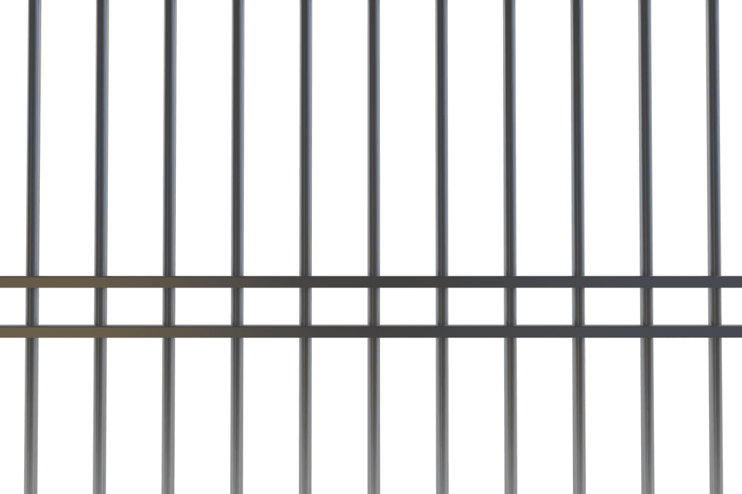 Digital Abstract Bar Design on Transparent Background