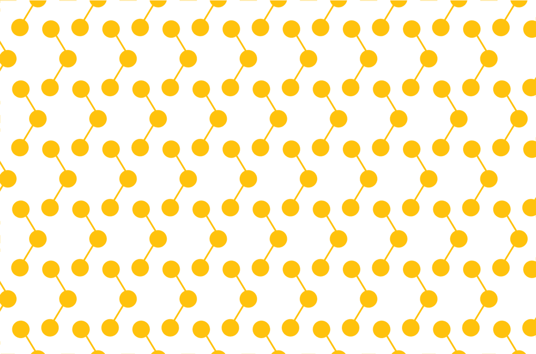 Seamless Yellow Pattern Design on Transparent Background for Digital Illustration