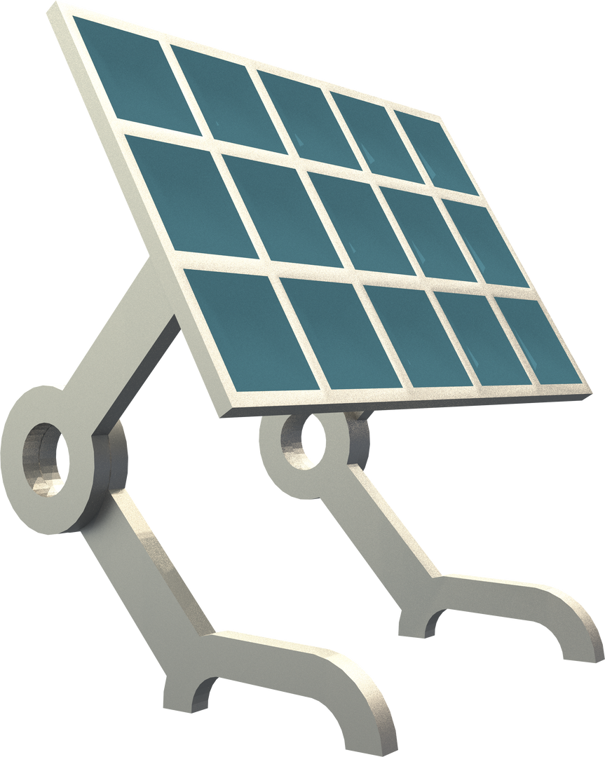 Modern Transparent Solar Panel with Adjustable Stand - Download Free Stock Images Pikwizard.com