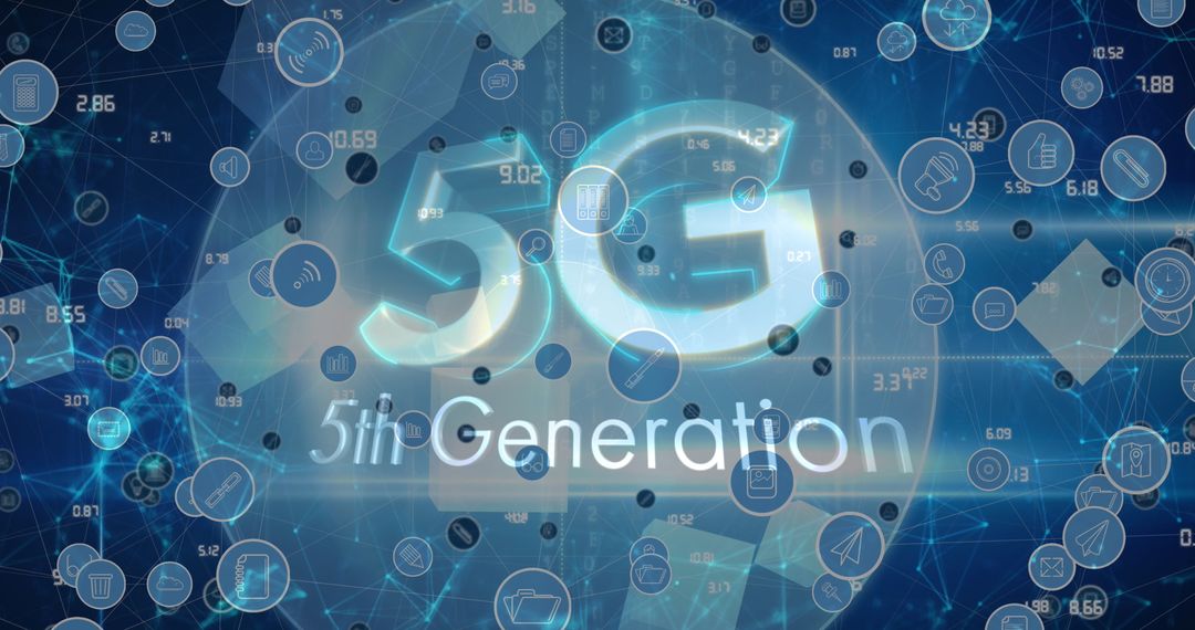 5G Network with Global Connections and Digital Interface